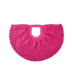 Dashingsoul Beach Vacation Western Fashion Semicircle Portable Portable Straw Bag