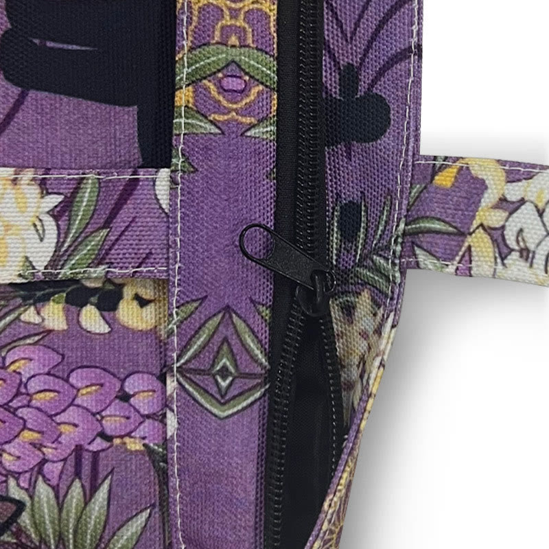 Dashingsoul Abstract Creative Dandelion And Cat Painting Art Bag