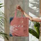 Dashingsoul Abstract Creative Dandelion And Cat Painting Art Bag