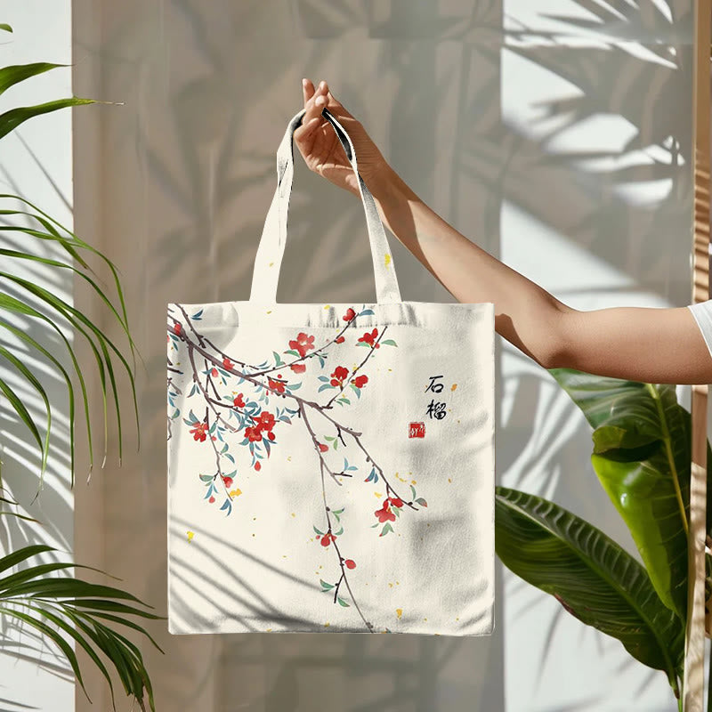 Dashingsoul Japanese Art Floral Vintage Bag