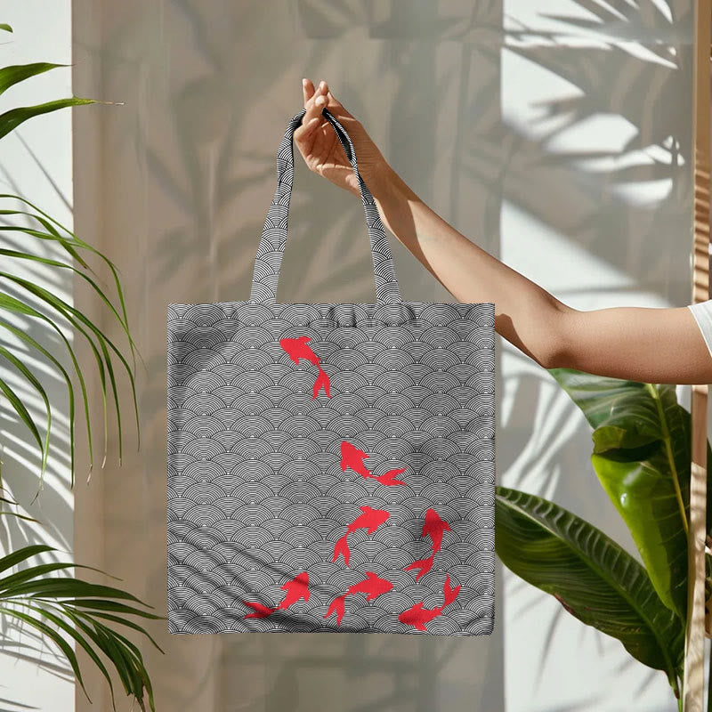 Dashingsoul Japanese Goldfish Art Print Bag