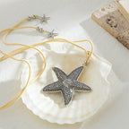 Dashingsoul Bohemian Vacation Style Starfish Tassel Necklace