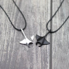 Dashingsoul Diving Enthusiasts Accessories Manta Ray Necklace