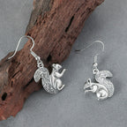 Vintage Cute Squirrel Earrings