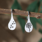Vintage Dandelion Earrings