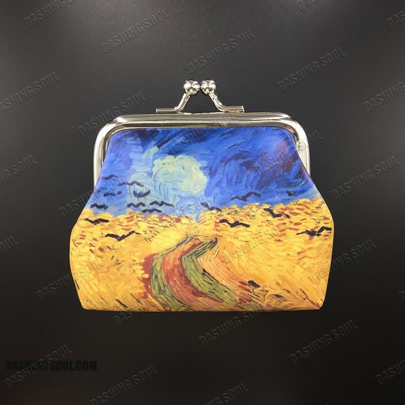 Art Vintage Oil Painting Women's Coin Purse