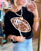 Rugby Bow Embroidered T-Shirt