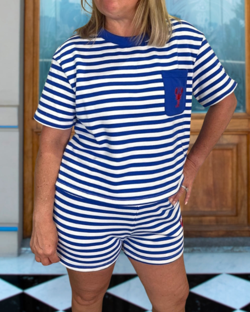 Halo Lobster Striped Set