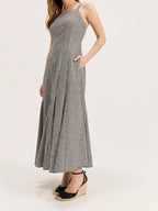 Courtside Check Dress