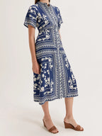 Riviera Scarf Shirtdress