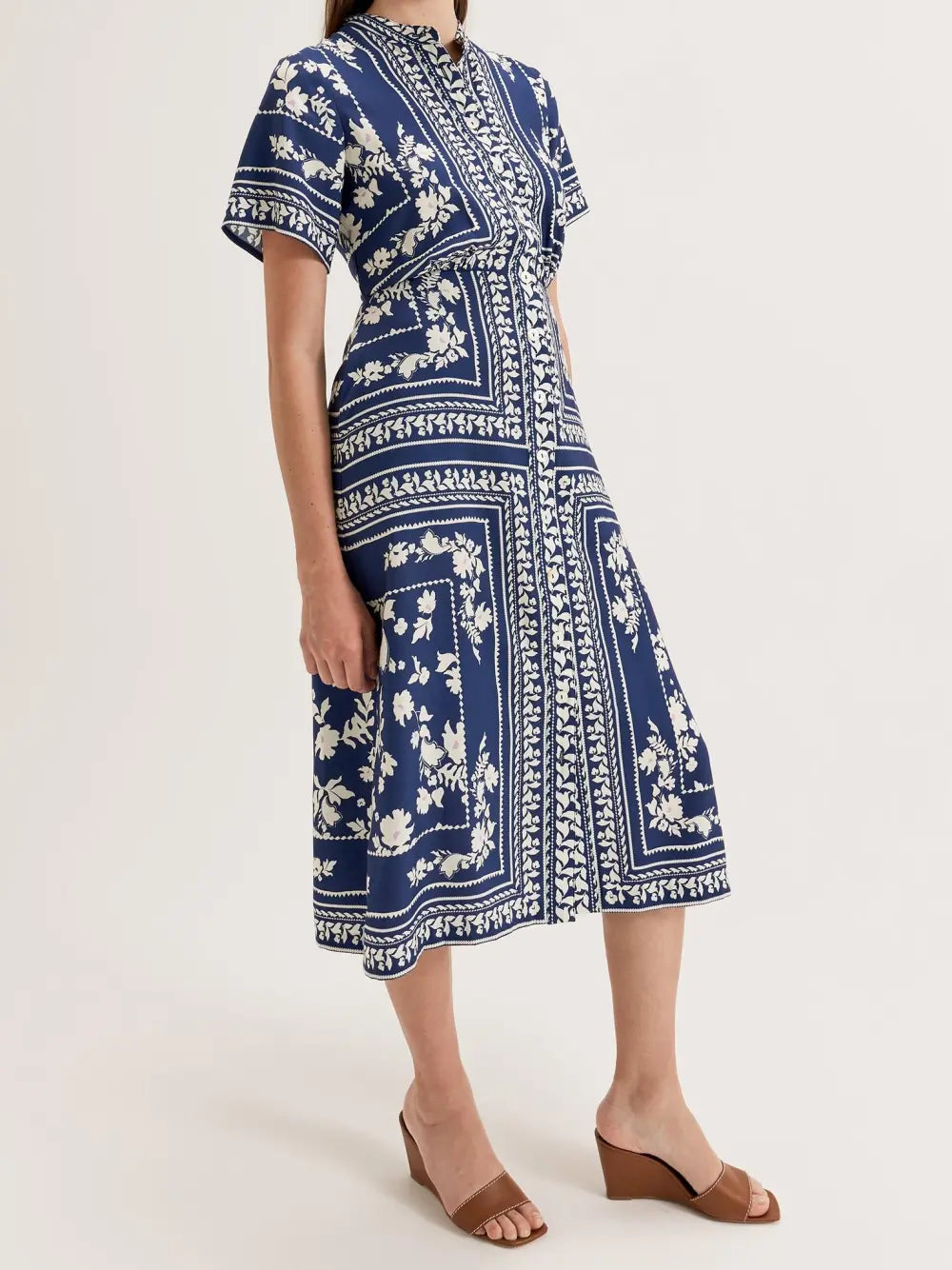 Riviera Scarf Shirtdress