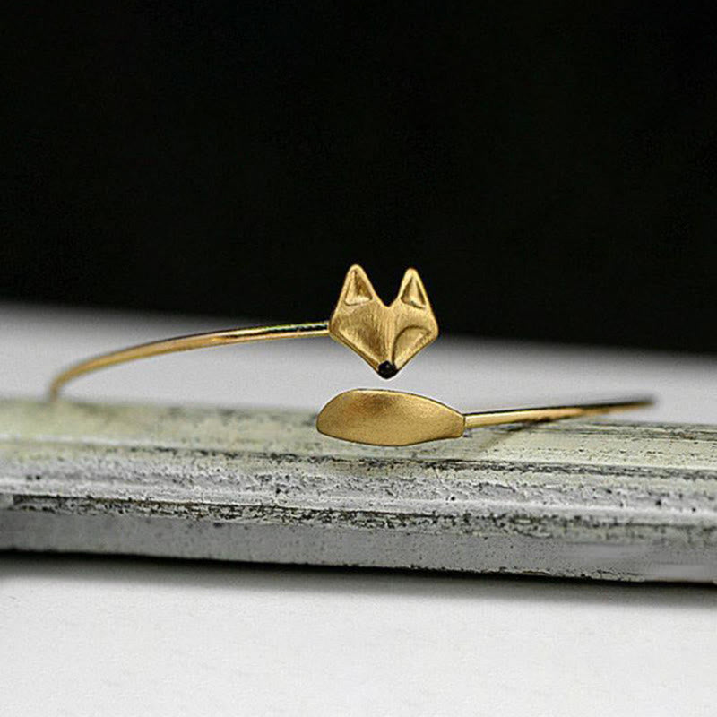 Women's Vintage Fox Head Bracelet