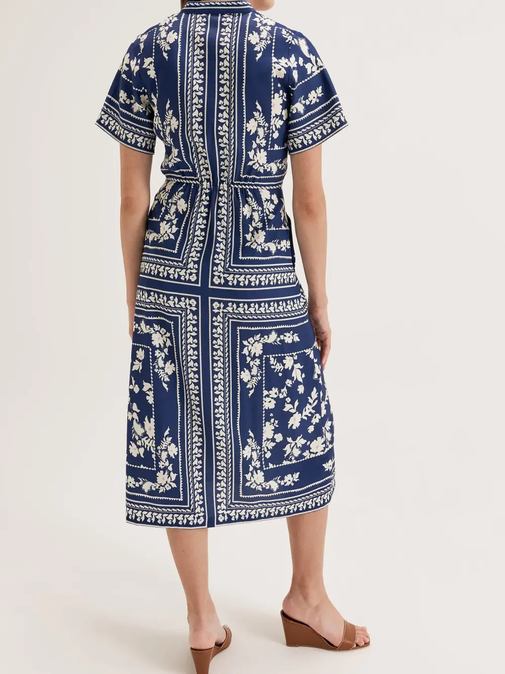 Riviera Scarf Shirtdress