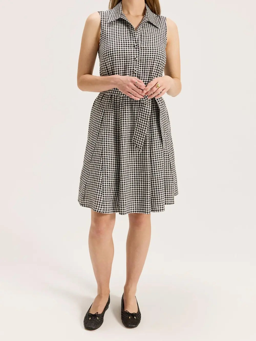 Courtside Check Mini Dress