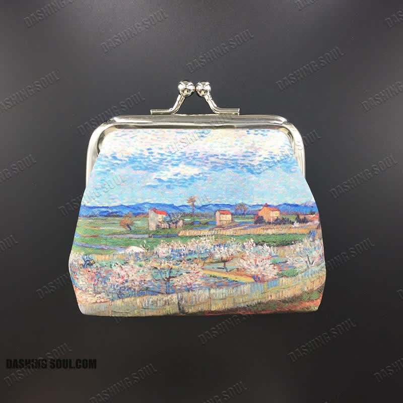 Art Vintage Oil Painting Women's Coin Purse