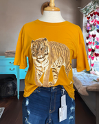 Oversized Tiger Crewneck T-shirt