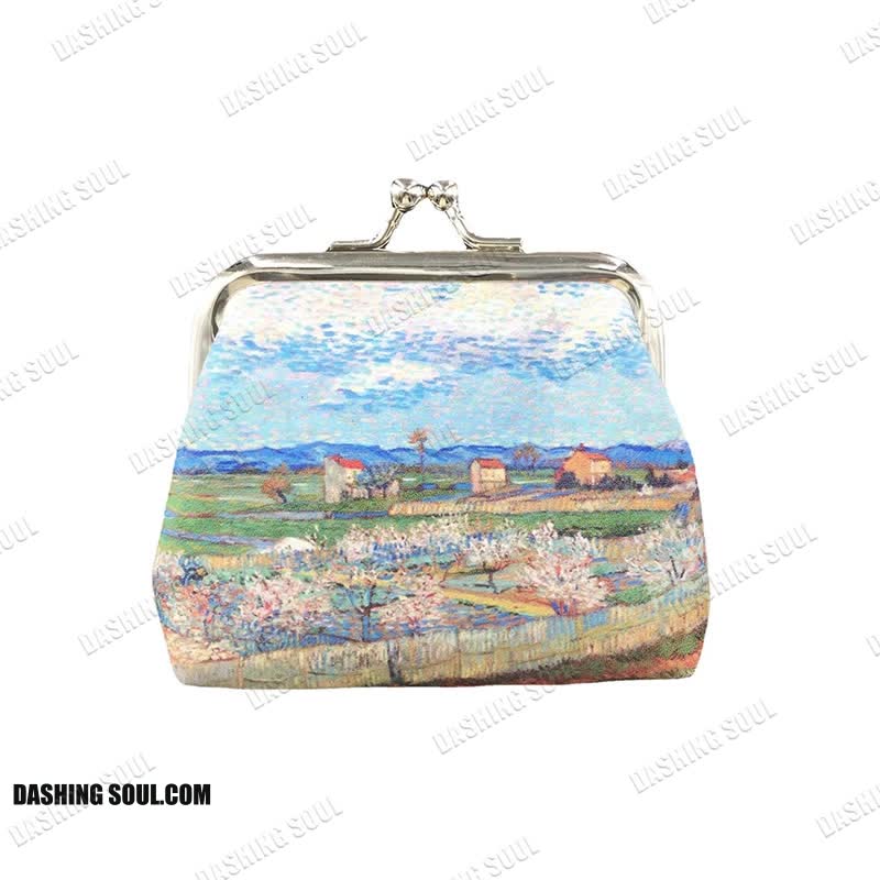 Art Vintage Oil Painting Women's Coin Purse