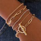 Dashingsoul Fashion Simple Multi-Layer Bracelet Set