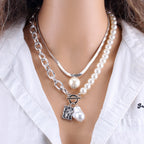 Dashingsoul Fashionable Simple Pearl Necklace