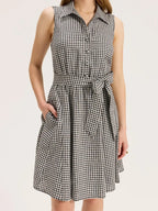 Courtside Check Mini Dress