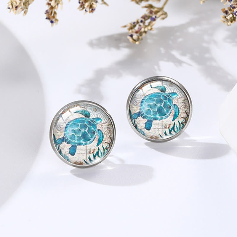 Dashingsoul Octopus Vintage Distressed Earrings