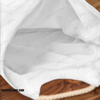 Cute Sleeping Cat Print Woven Handbag